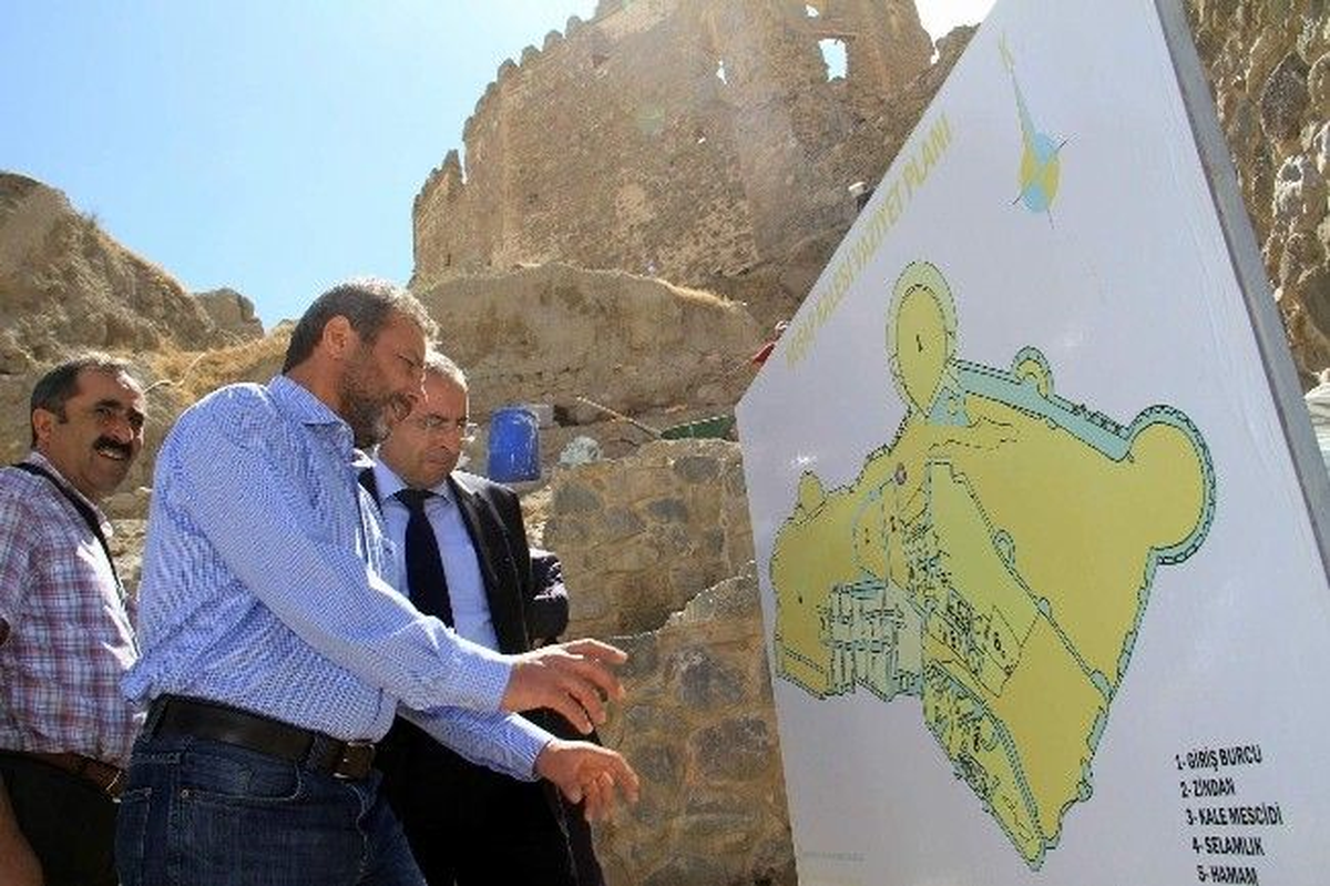Hoşap Kalesi\'nde 360 yıllık su sistemi VAN