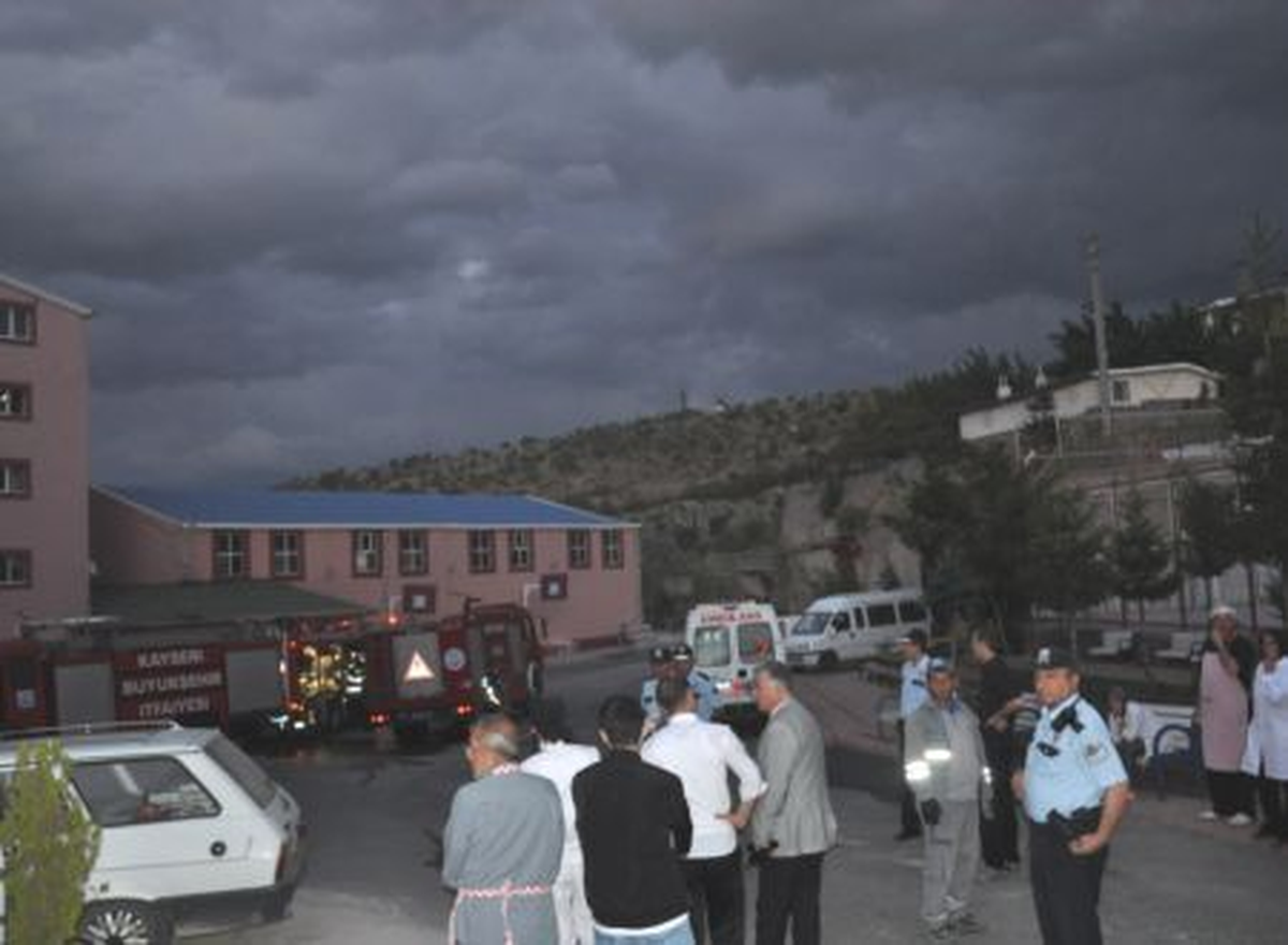 Kayseri\'de Yangın