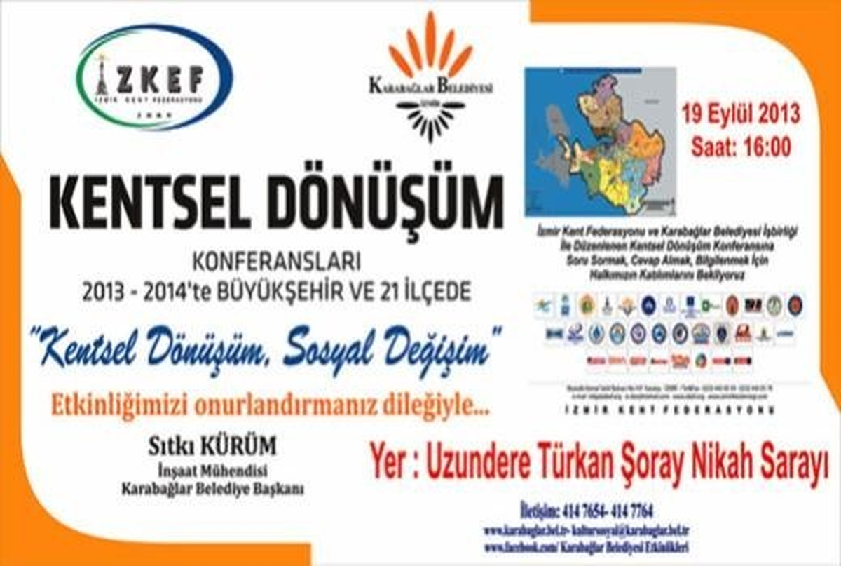 "Kentsel Dönüşüm" Karabağlar\'da Tartışılacak