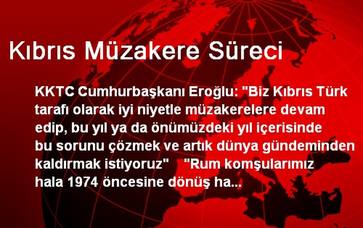 Kıbrıs Müzakere Süreci