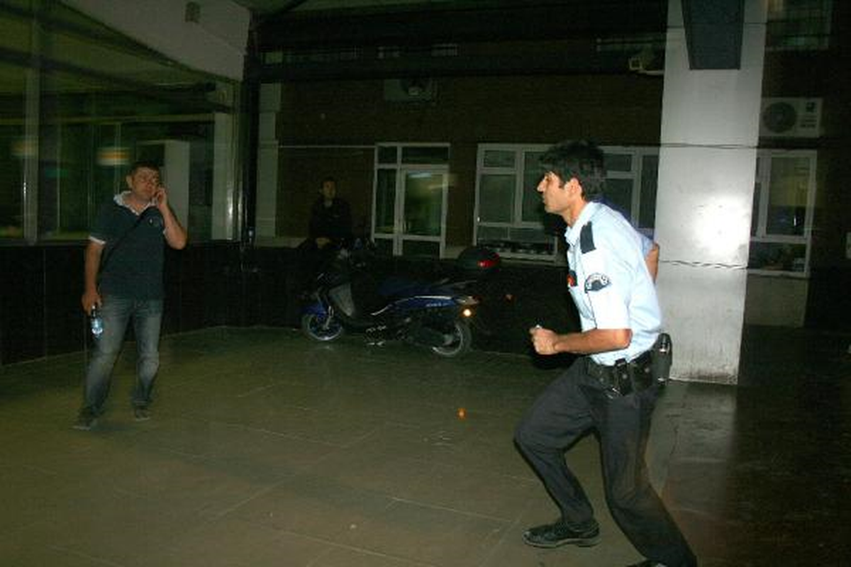 Kopan Parmağı Hastaneye Polis Yetiştirdi