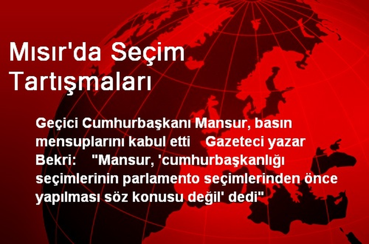 Mısır\'da Seçim Tartışmaları