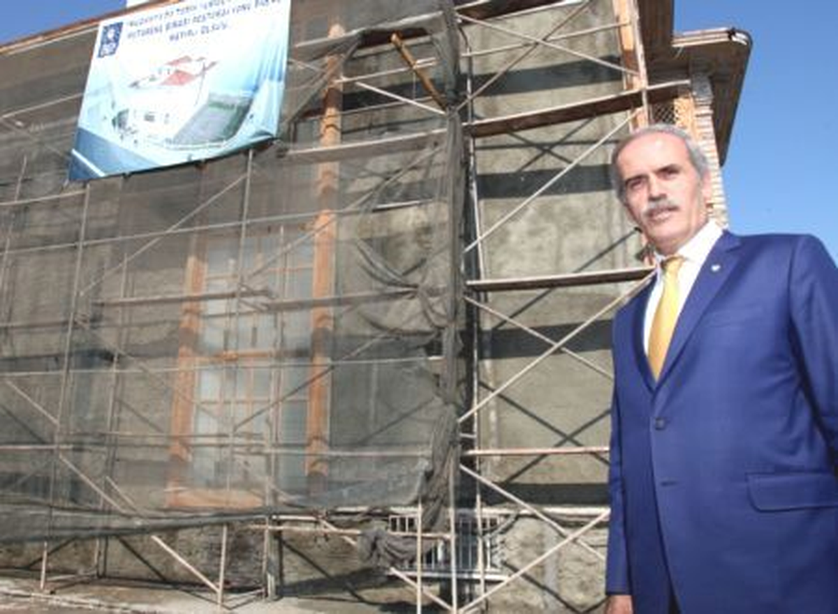 Mudanya Mütareke Evi\'ndeki Restorasyon Çalışmaları Devam Ediyor