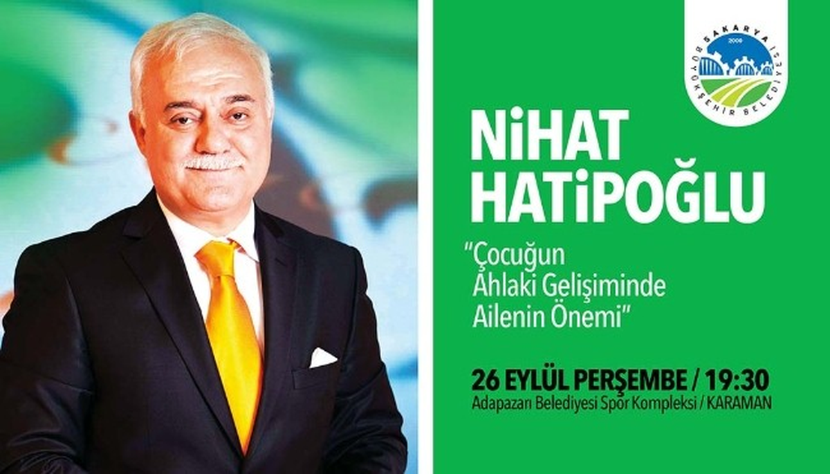 Nihat Hatiboğlu Sakaryalılarla Buluşuyor