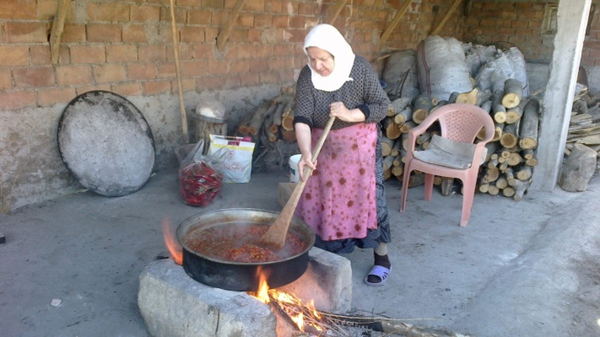 Osmancık\'ta Kış Hazırlıkları Bir Başka Güzel