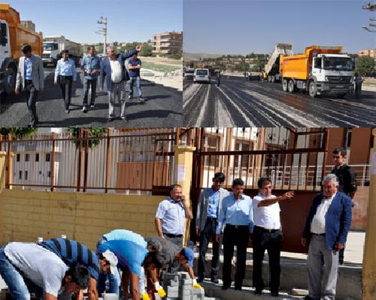 Siirt\'te Yol Yapım Çalışmaları Hız Kazandı