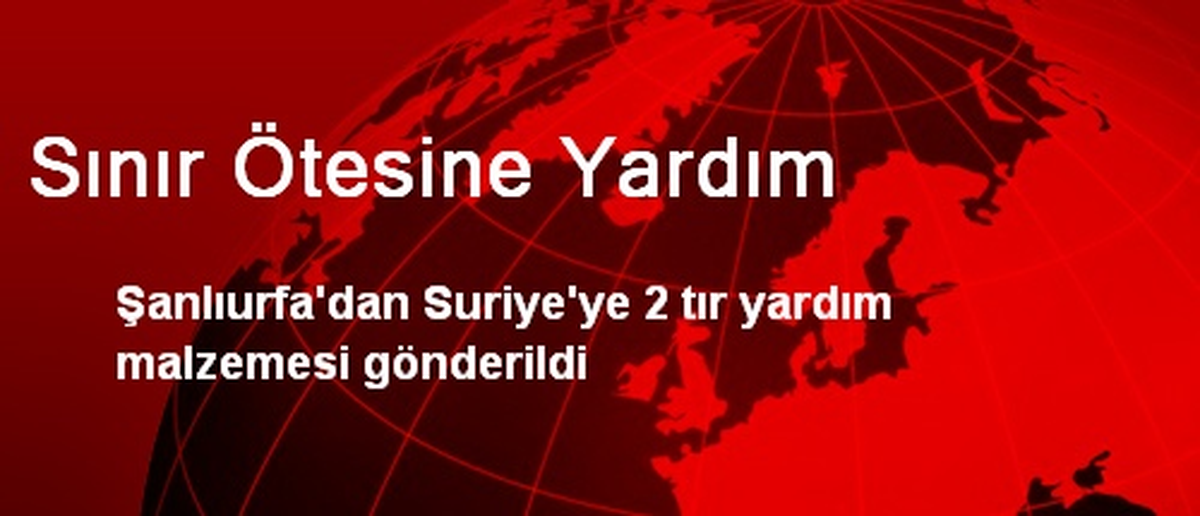 Sınır Ötesine Yardım