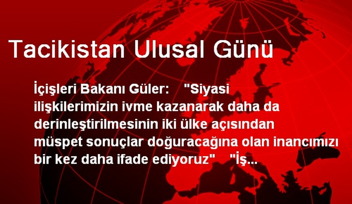 Tacikistan Ulusal Günü