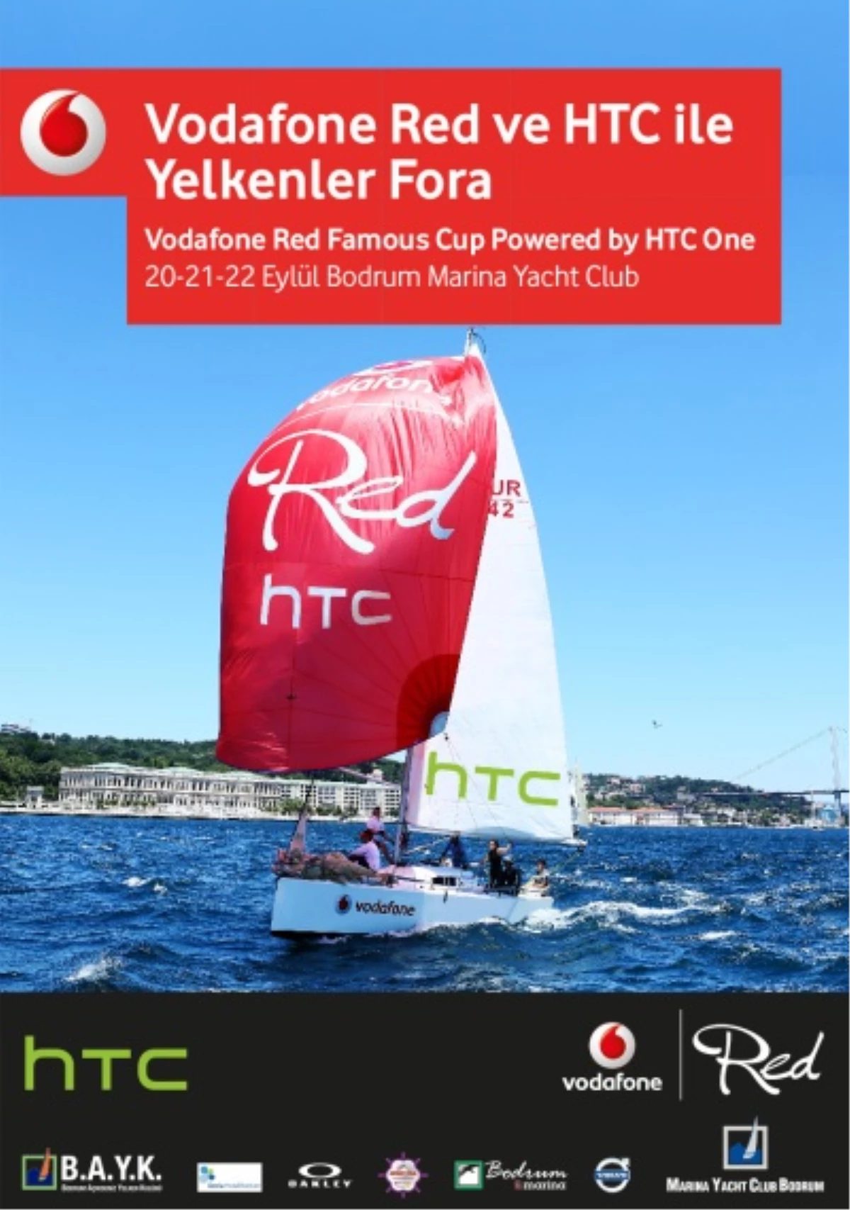 Ünlüler Vodafone Red ve HTC ile Bodrum Körfezi\'nde Yelken Açacak