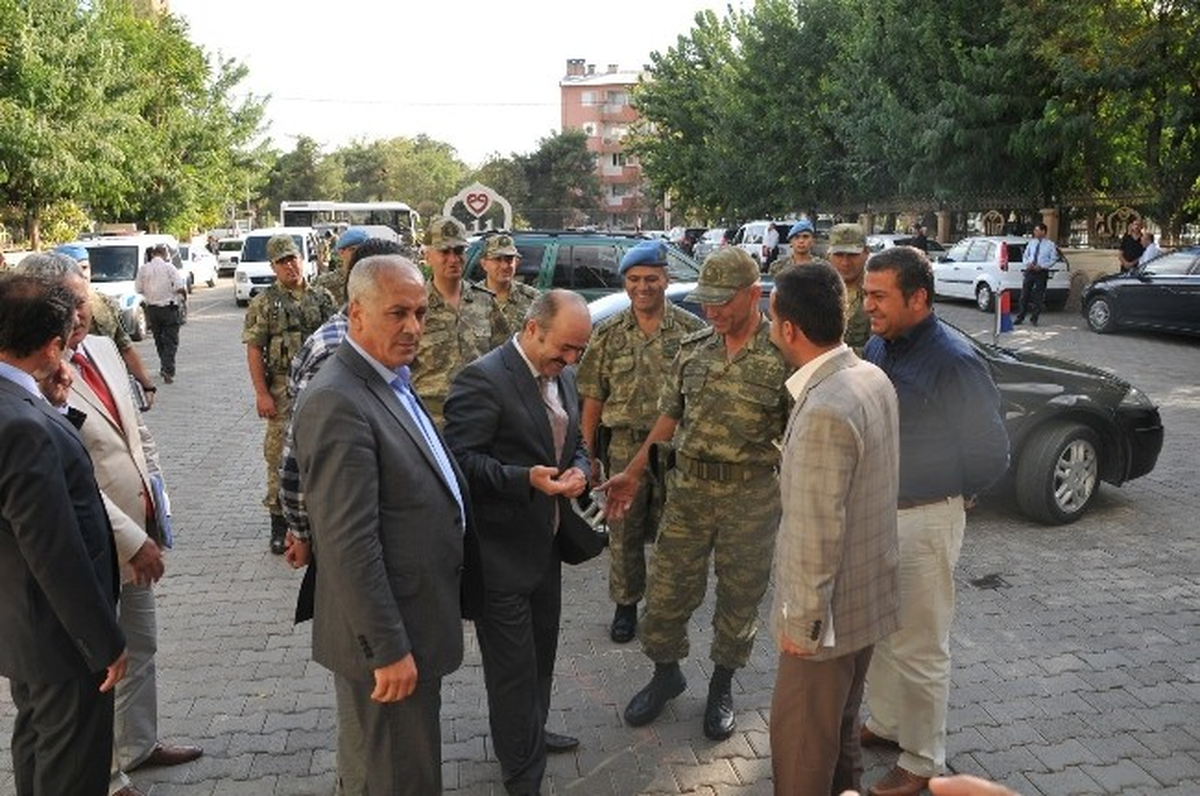 Van Jandarma Asayiş Kolordu Komutanı Barutçu Siirt\'te