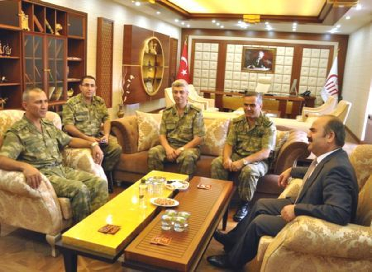 Van Jandarma Asayiş Kolordu Komutanı Korgeneral Barutçu, Siirt\'te