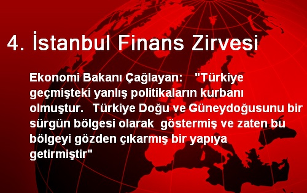 4. İstanbul Finans Zirvesi