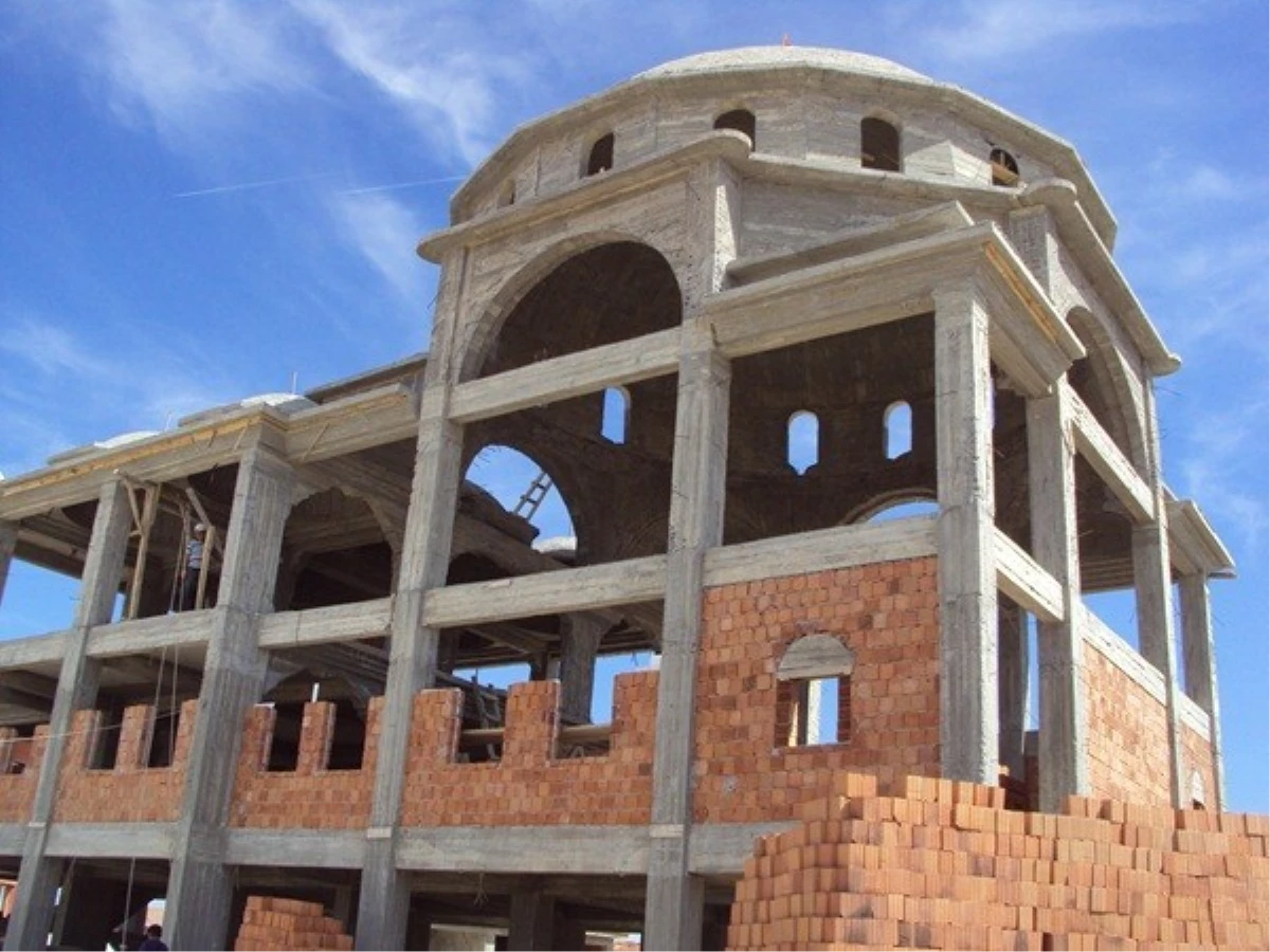 Alibeyköy Camii İnşaatı Devam Ediyor
