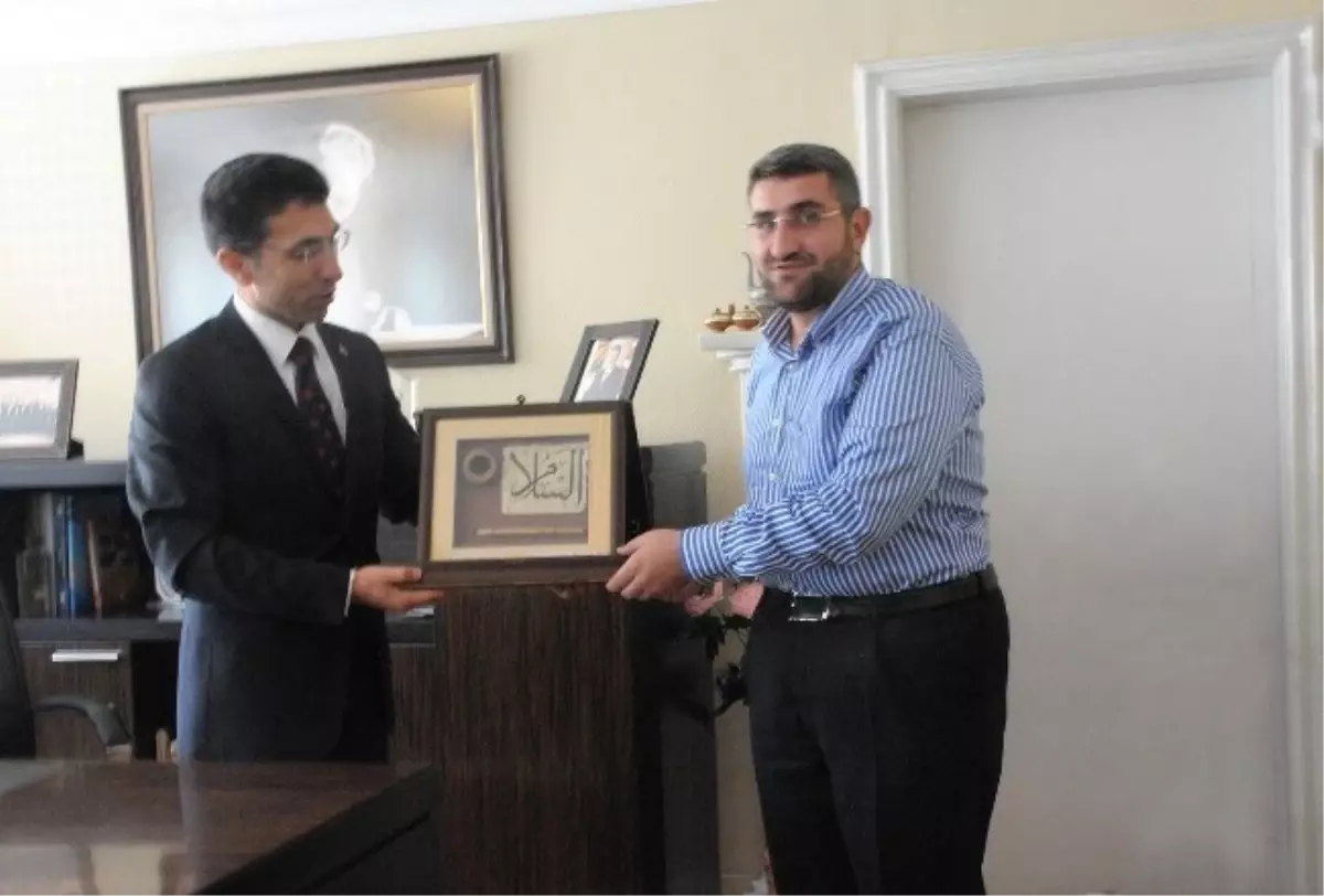 Askon\' Dan Darende Kaymakamı Bünyamin Kuş\'a Ziyaret