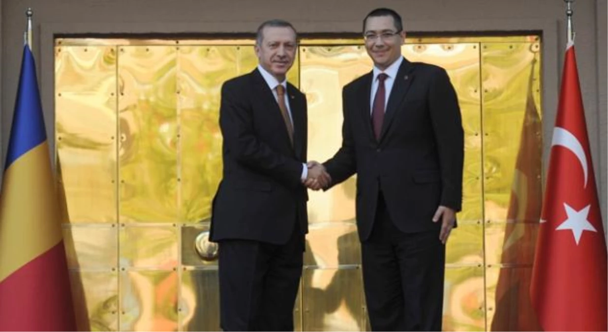 Başbakan Erdoğan, Ponta\'yı törenle karşıladı ANKARA