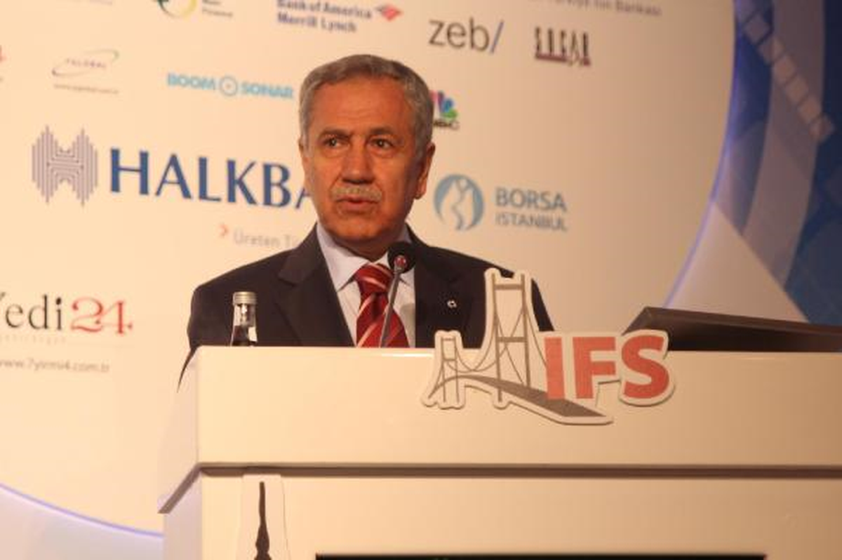 Başbakan Yardımcısı Arınç."Siyasi İstikrarla Ekonomik İstikrar Siyam İkiz Gibi Birbirleriyle...