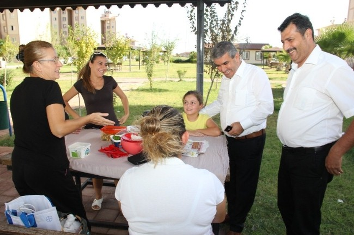 Başkan Tursun\'dan TOKİ Sakinlerine Ziyaret