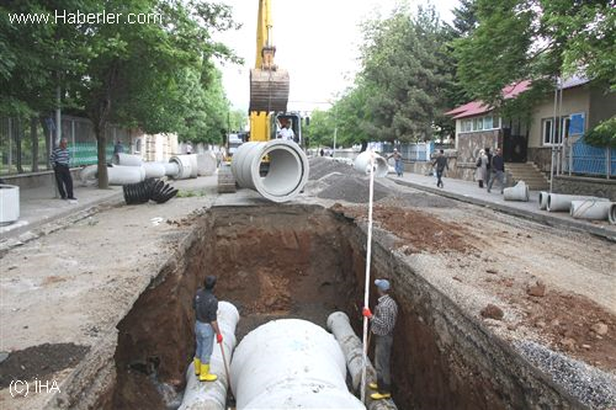 Bingöl\'de Altyapı Çalışması