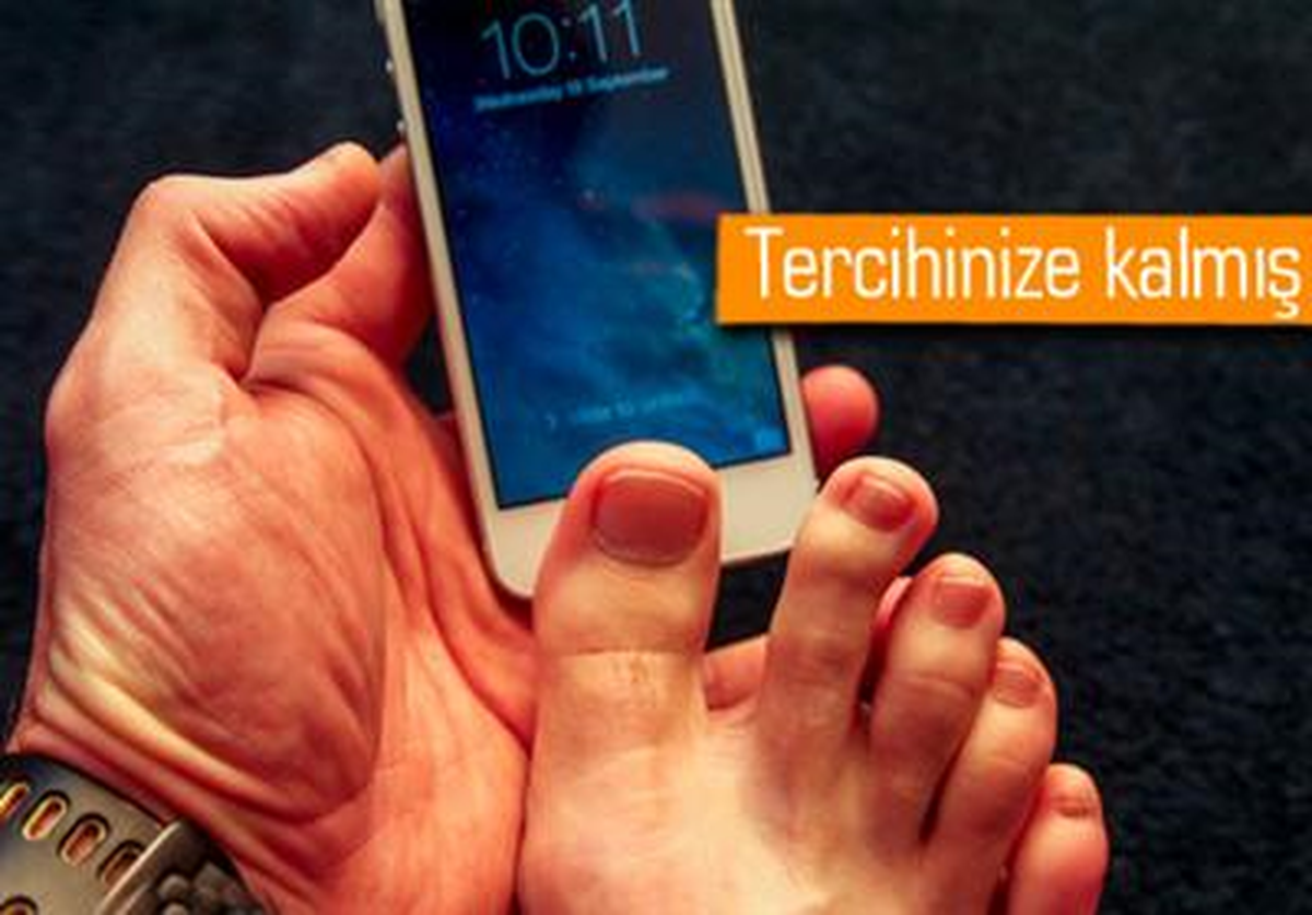 İphone 5s\'in Kilidini Ayağınızla da Açabileceksiniz