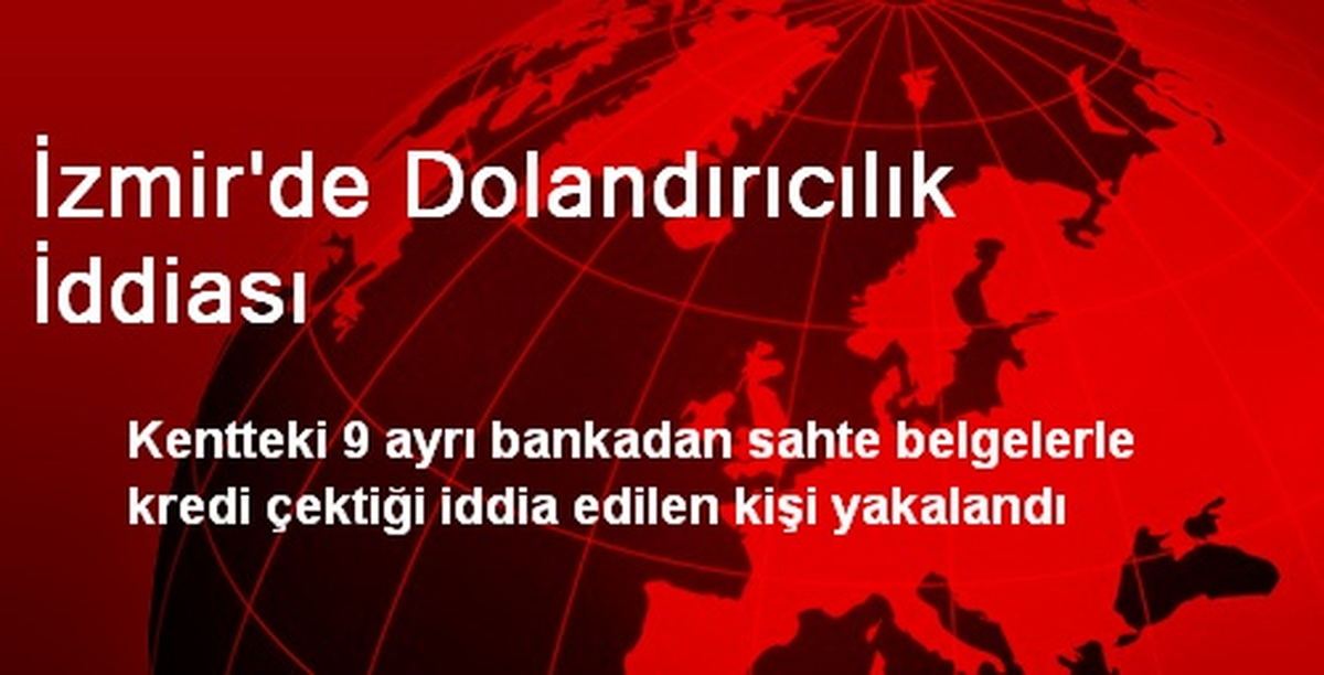 İzmir\'de Dolandırıcılık İddiası