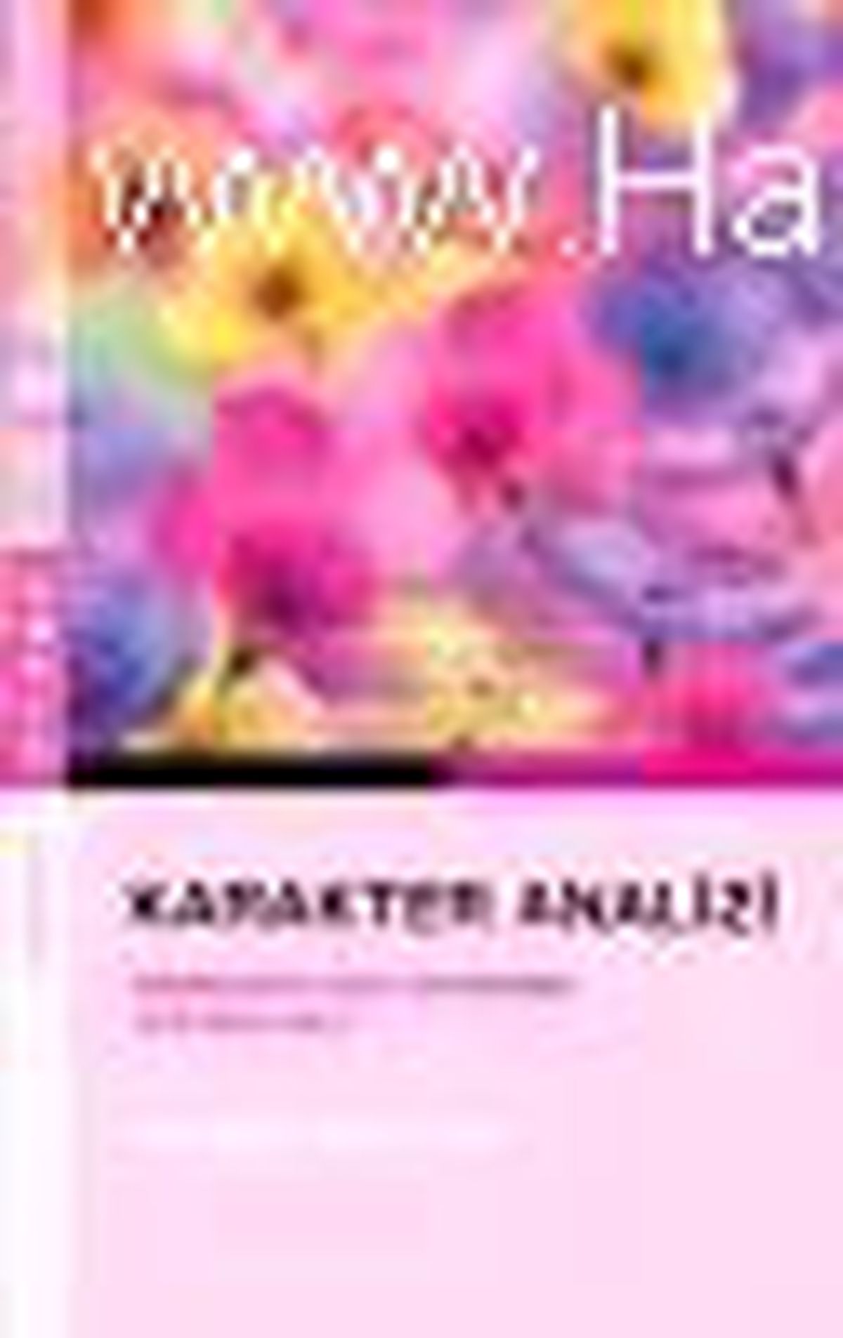Karakter Analizi Kitabı
