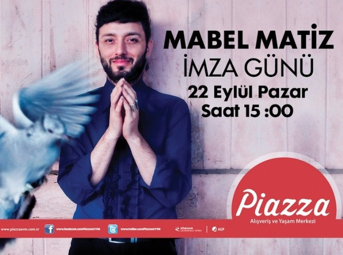 Mabel Matiz, Piazza\'da Hayranlarıyla Buluşuyor