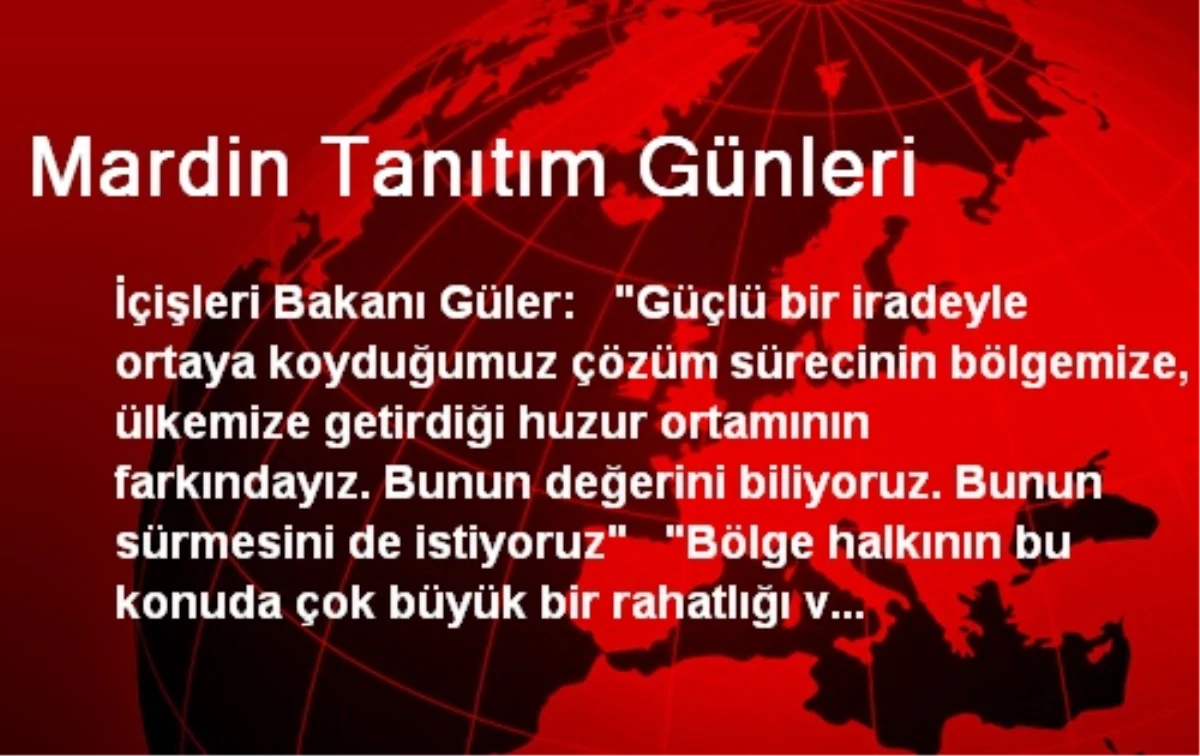 Mardin Tanıtım Günleri