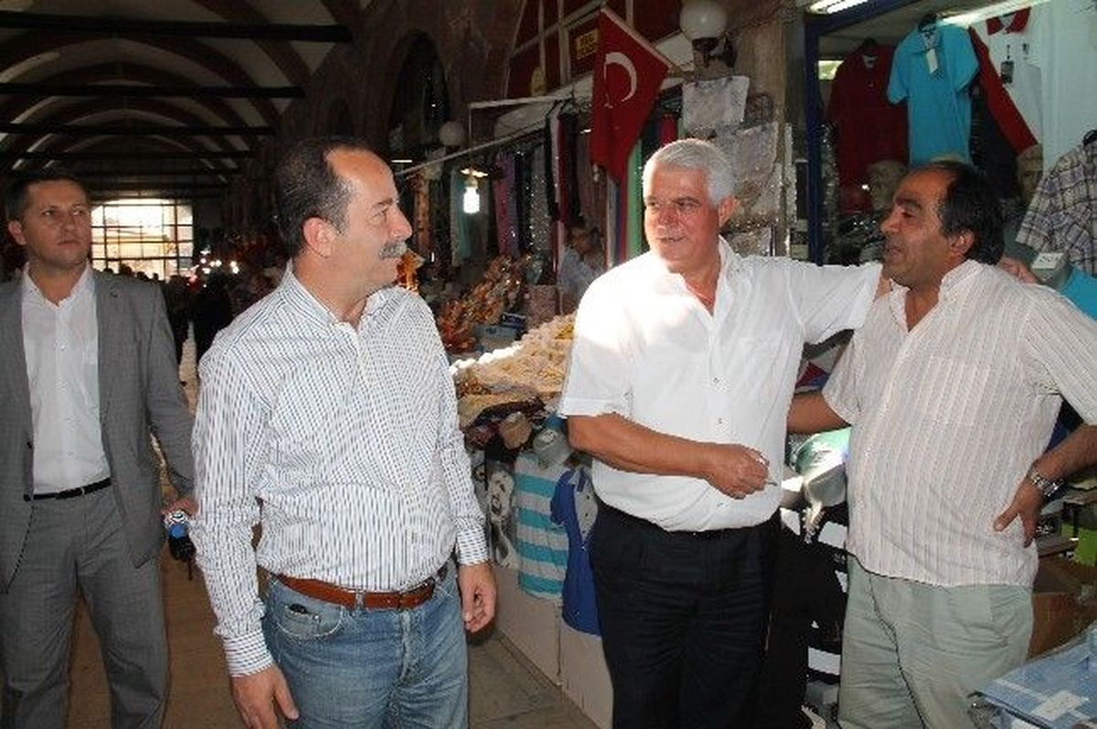 Sedefçi, Esnafları Ziyaret Etti