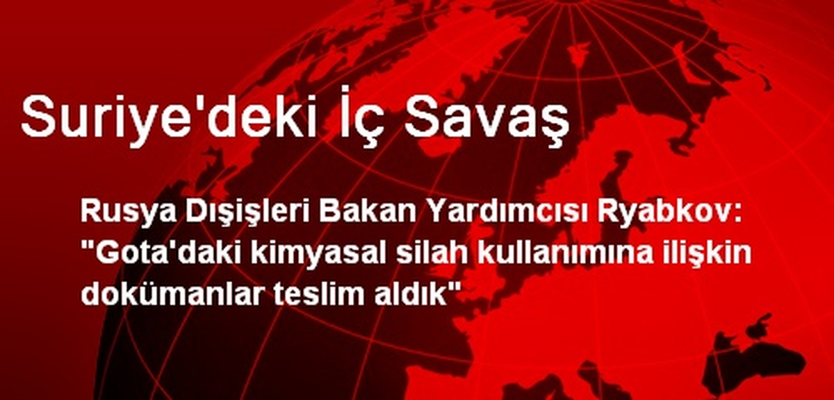 Suriye\'deki İç Savaş