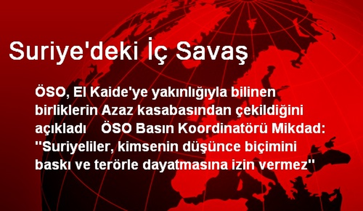 Suriye\'deki İç Savaş