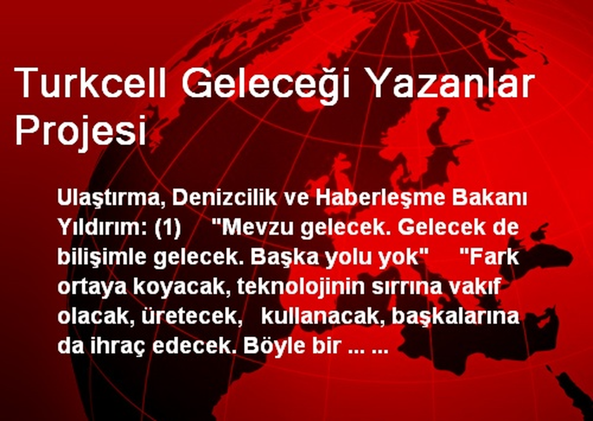 Turkcell Geleceği Yazanlar Projesi