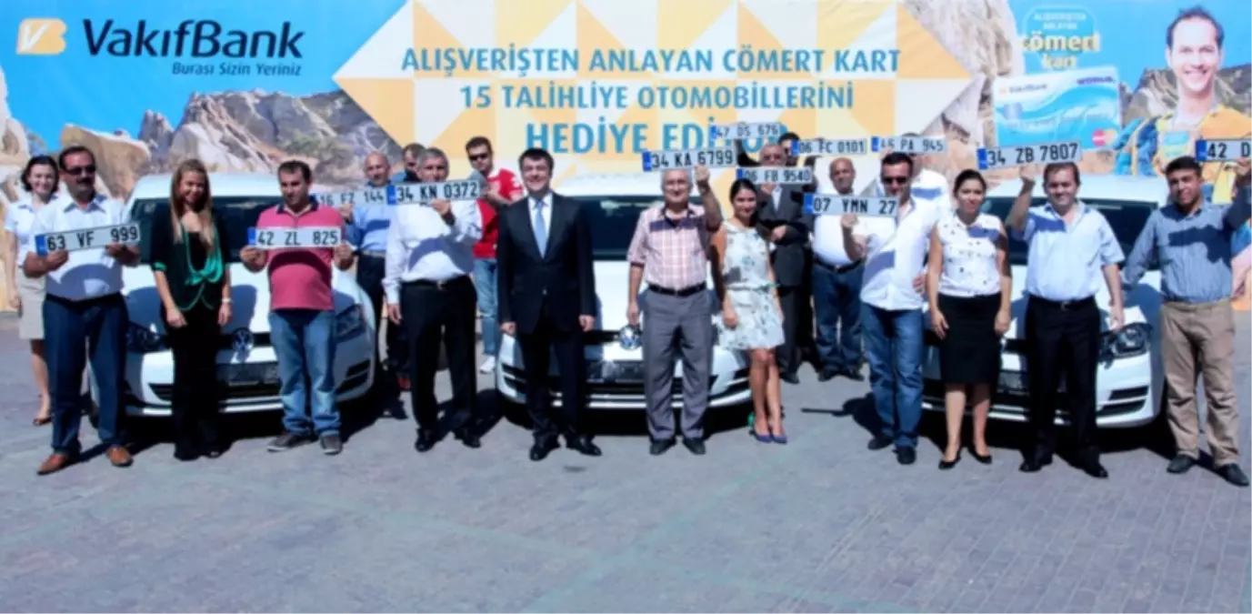 VakıfBank Worldcard Talihlileri Otomobillerine Kavuştu