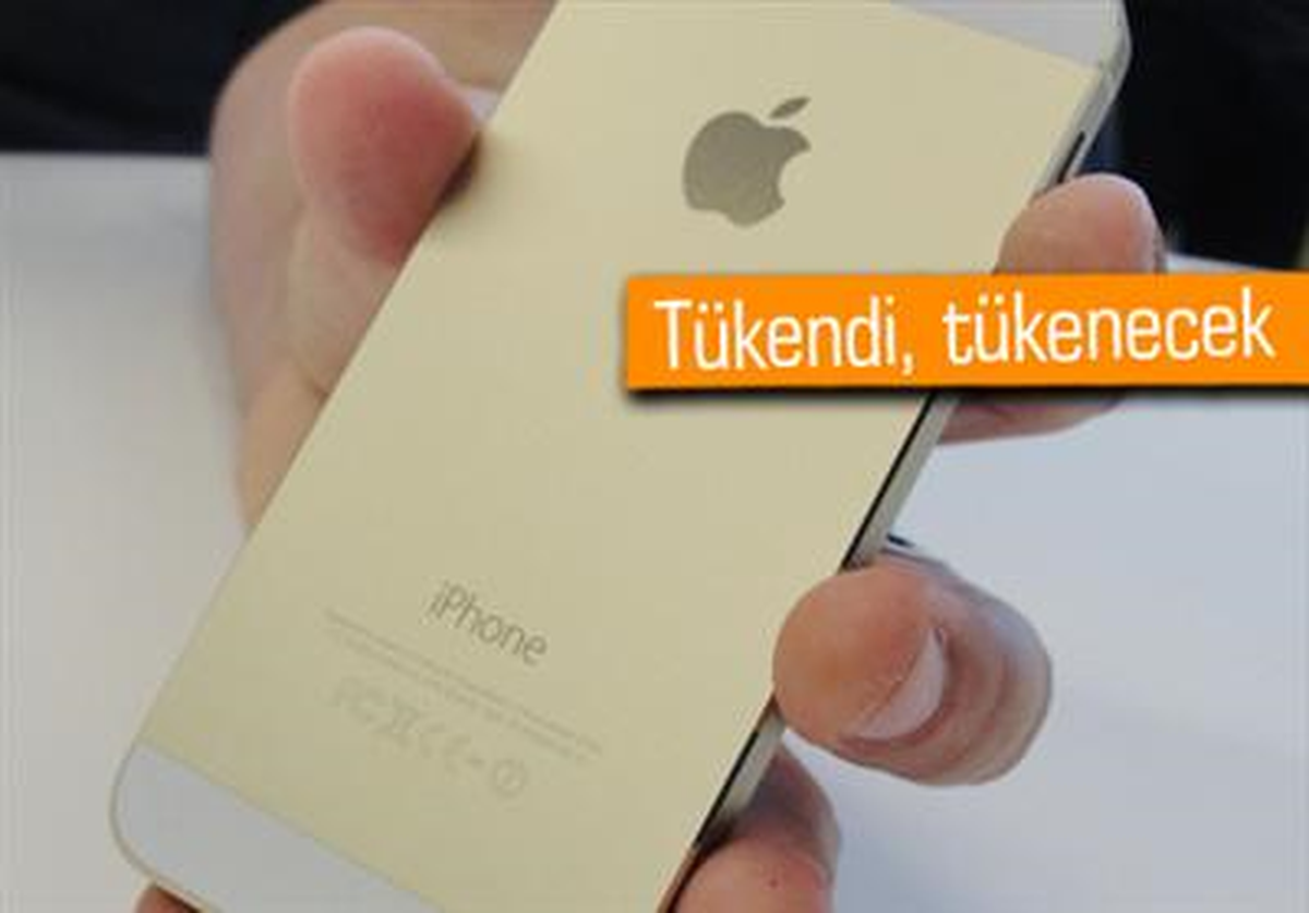 Altın İphone 5s Yoğun Talep Gördü, Apple Gaza Bastı