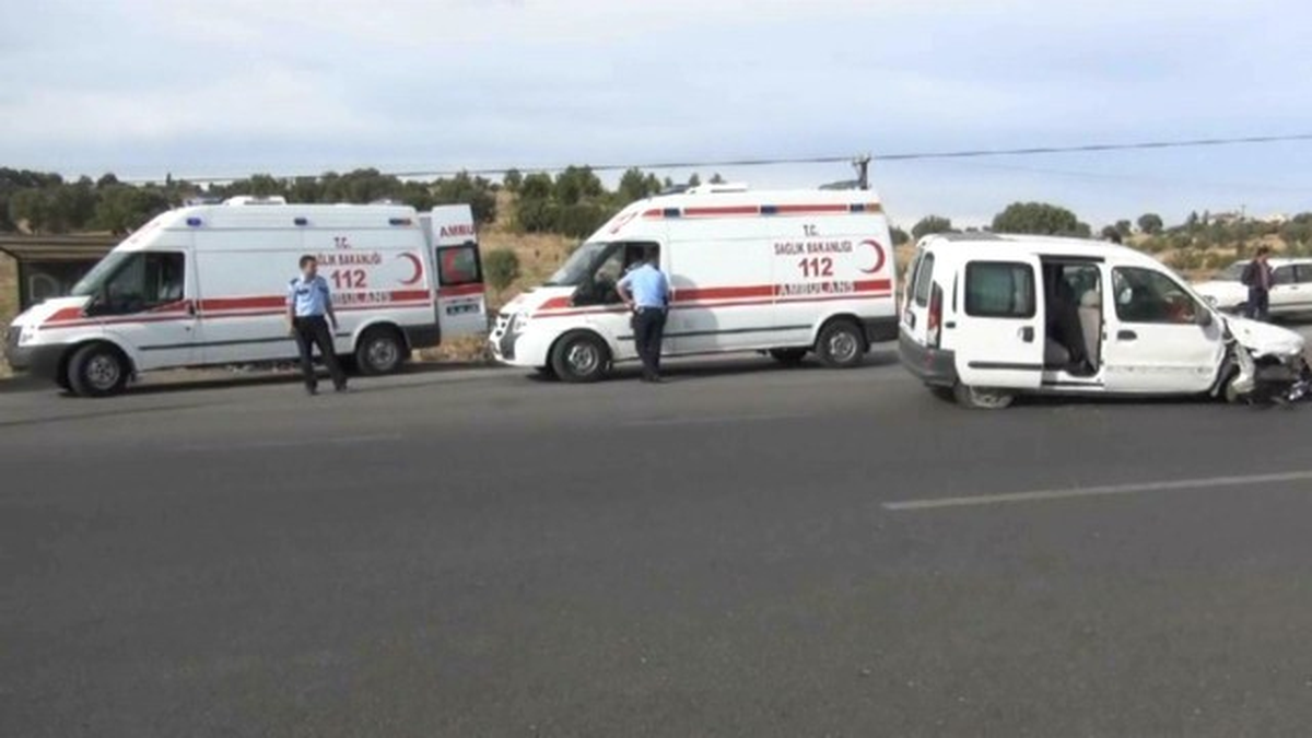 Araca Giren Arıyı Kovalarken Kaza Yaptılar