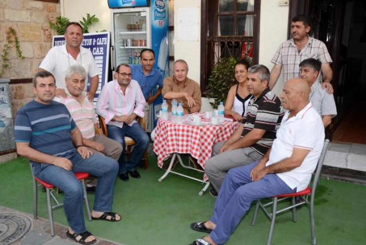 Başkan Evcilmen Kaleiçi Esnafını Ziyaret Etti