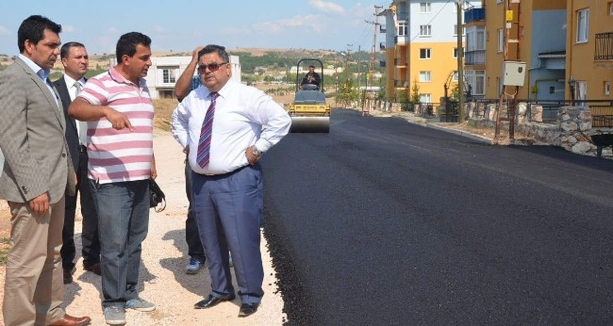 Başkan Yağcı Asfalt Çalışmalarını İnceledi