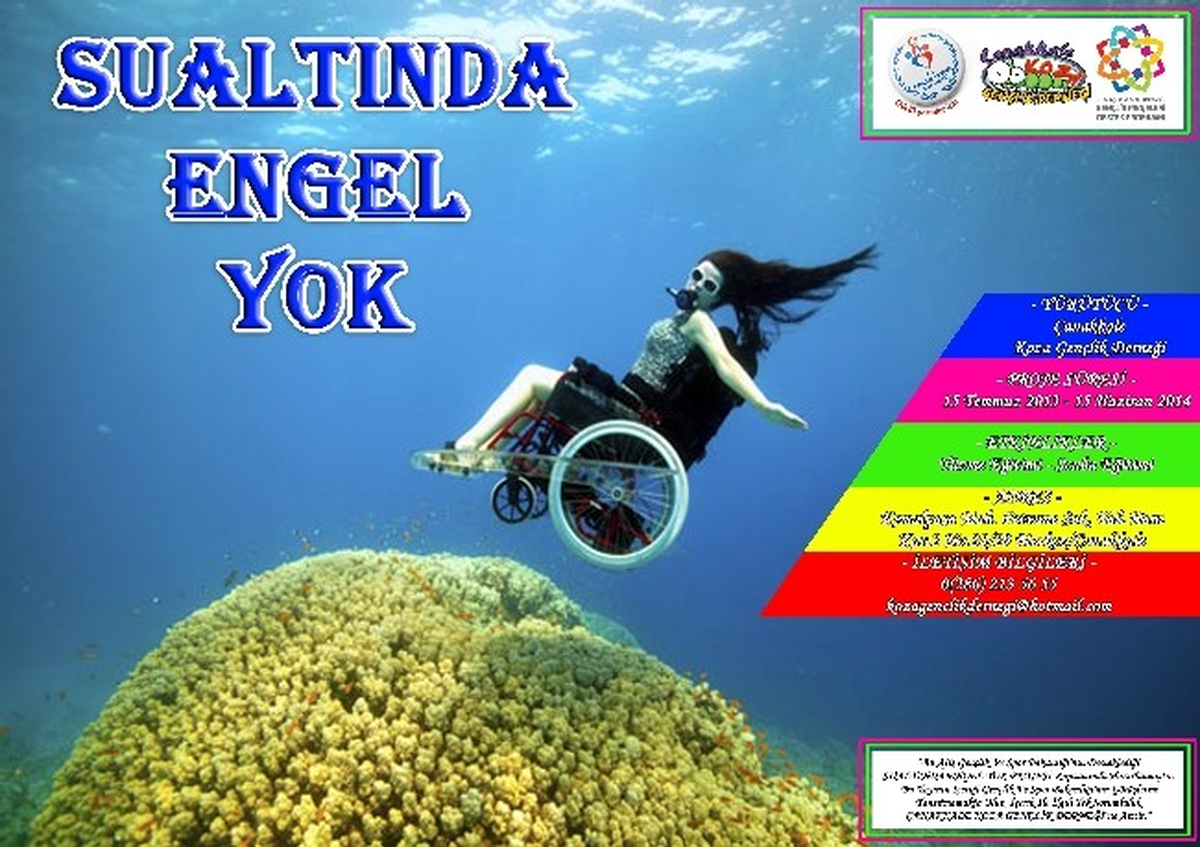 Çanakkaleli Engellilere Yüzme ve Tüplü Dalış Eğitimi
