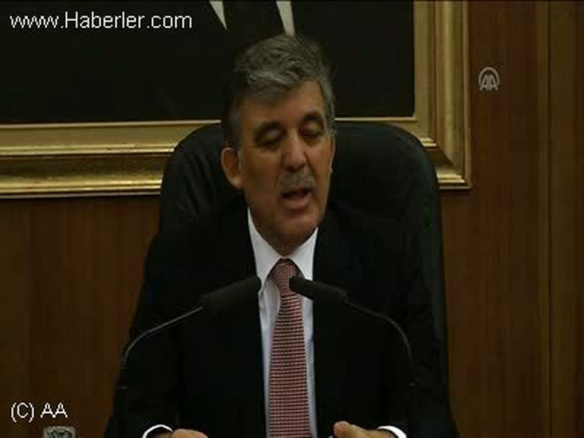 Cumhurbaşkanı Gül Suriye meselesi ANKARA