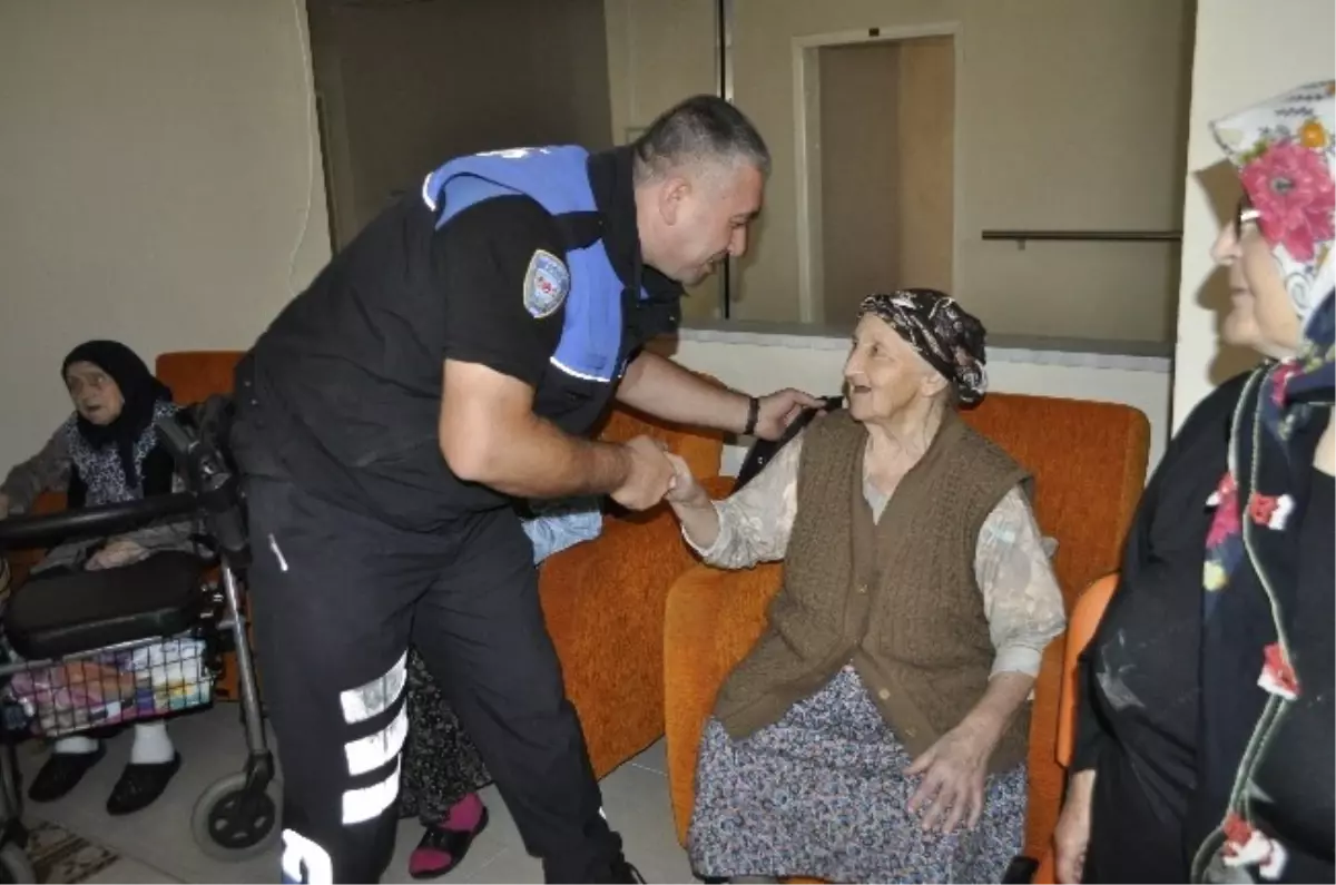 Lüleburgaz'da Emniyetten Huzurevi'ne Ziyaret