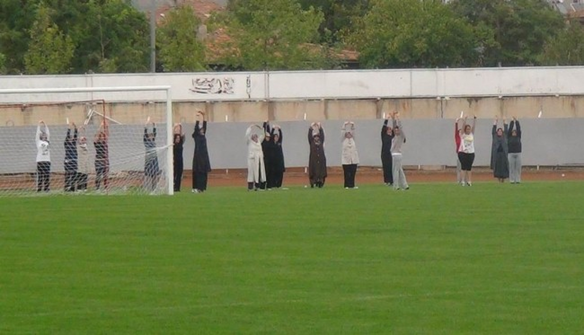 Erzincanlı Ev Hanımları Spor Yapıyor