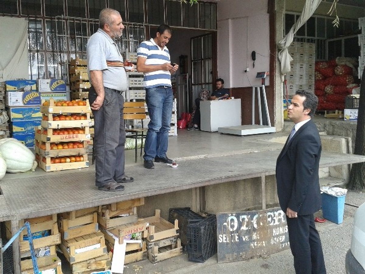 Etso Başkanı Polat Sebze Halini Ziyaret Etti