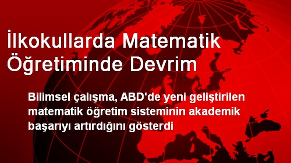 İlkokullarda Matematik Öğretiminde Devrim