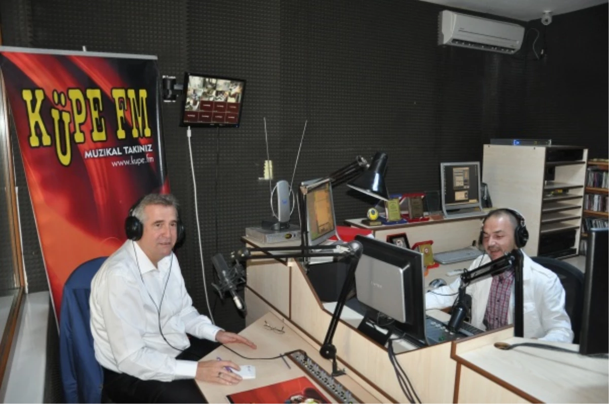 Küpe FM, Çatalca Belediye Başkanını Konuk Etti