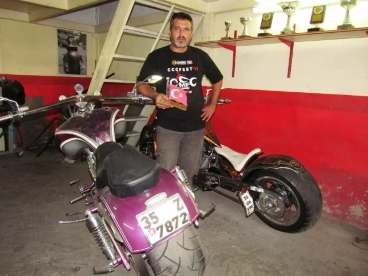 Ödemişli Motosiklet Tasarımcısı Festivallere Hazırlanıyor