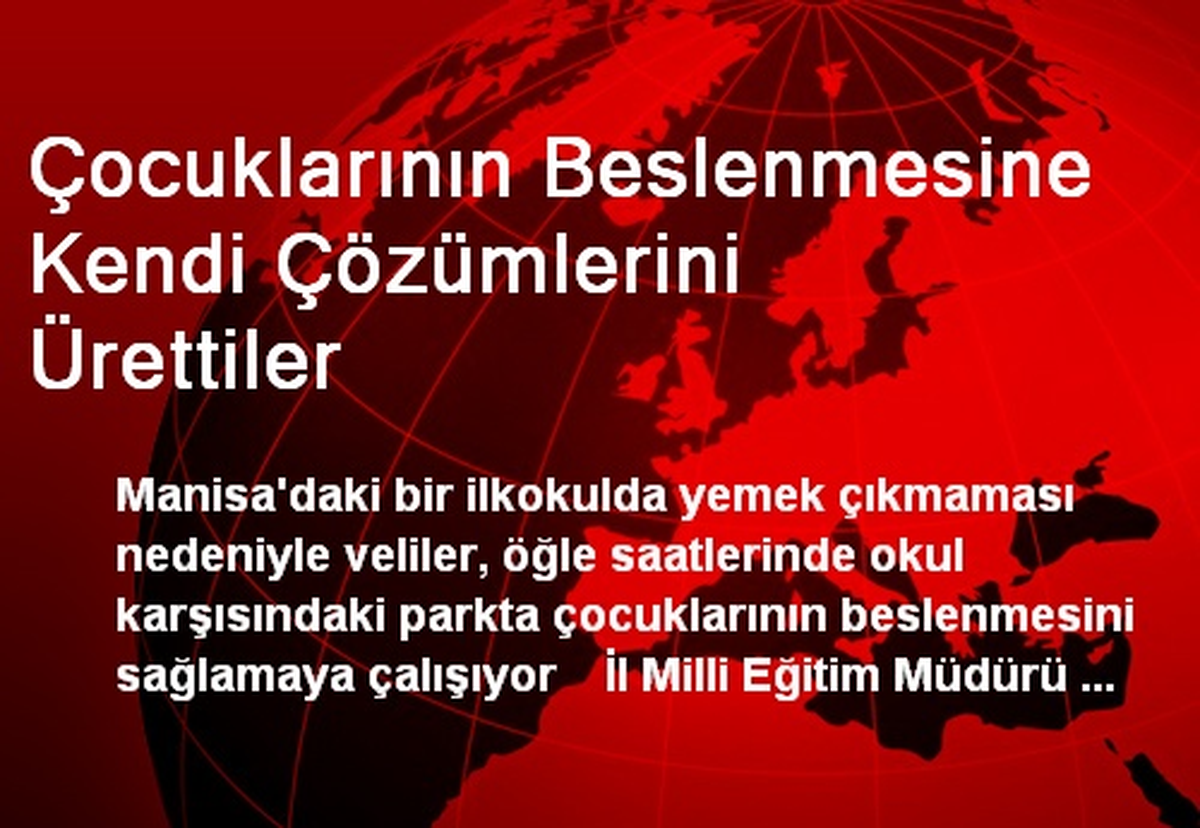 Çocuklarının Beslenmesine Kendi Çözümlerini Ürettiler