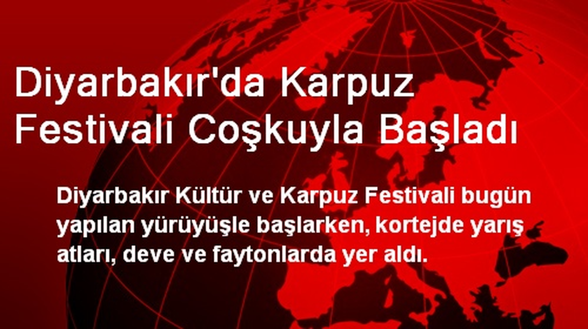 Diyarbakır Karpuzunu Tanıtıyor