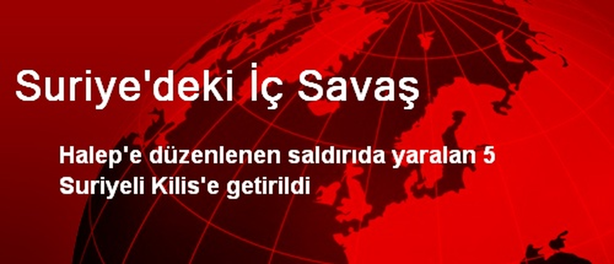 Yaralı Suriyeliler Sınır Kapısına Getirildi
