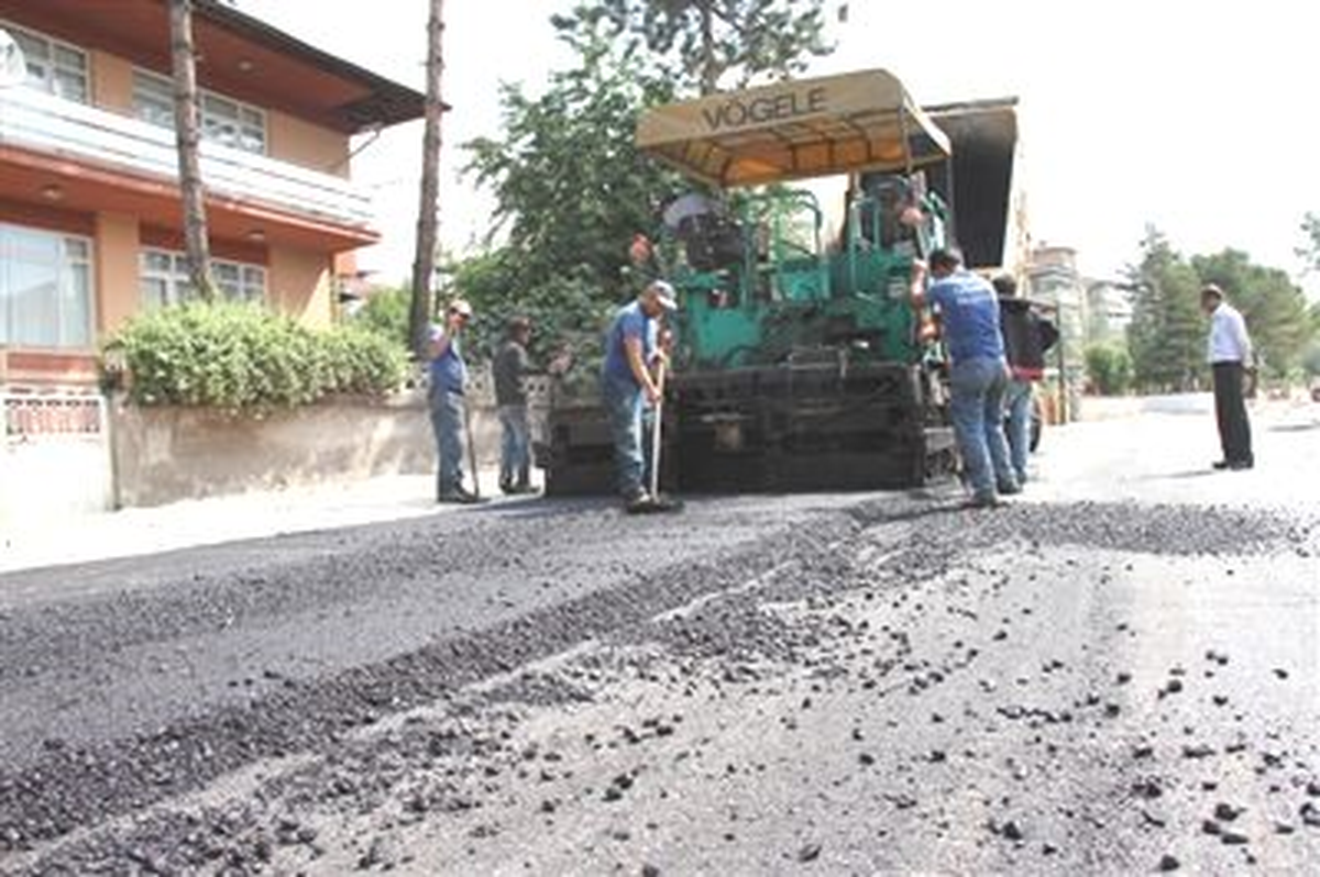 Safranbolu\'da Asfalt Çalışmaları