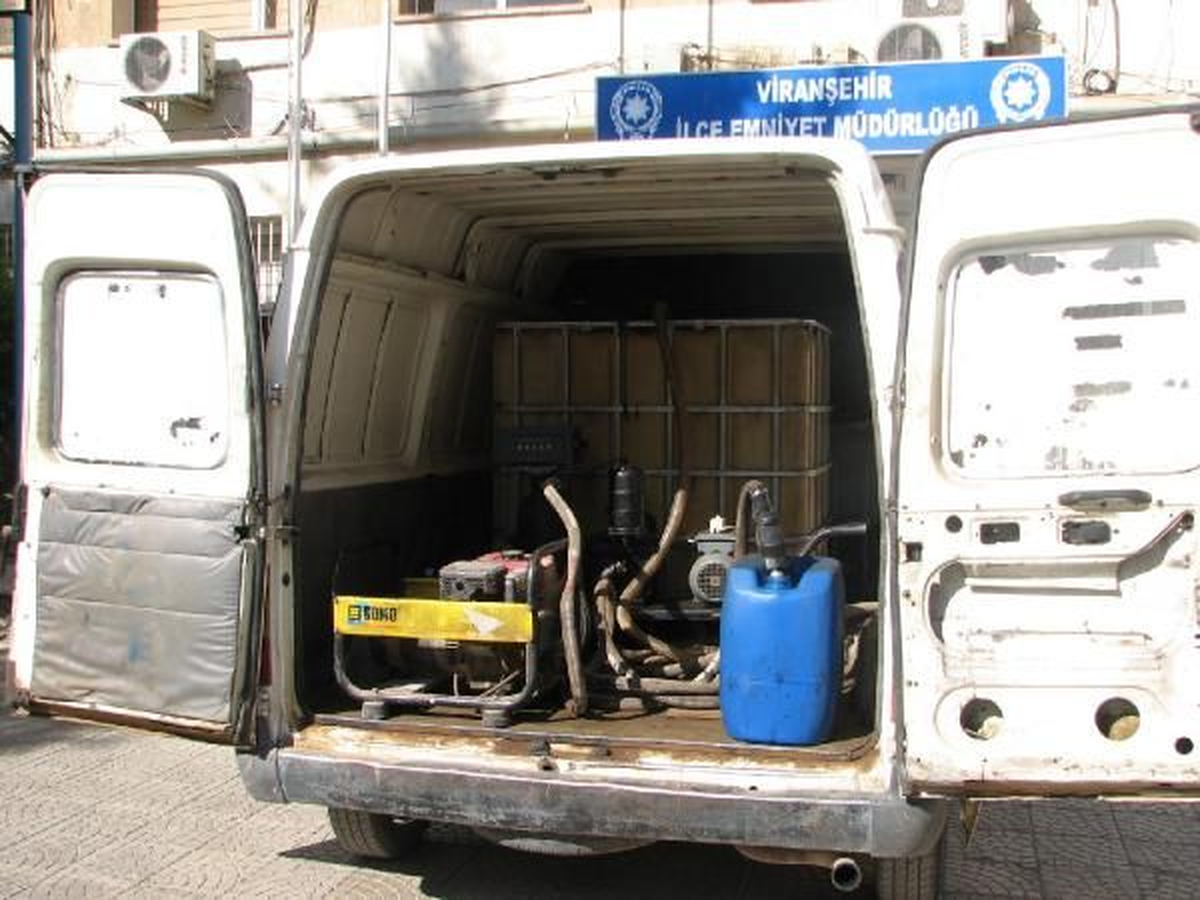 Viranşehir\'de Kaçak Akaryakıt Operasyonu