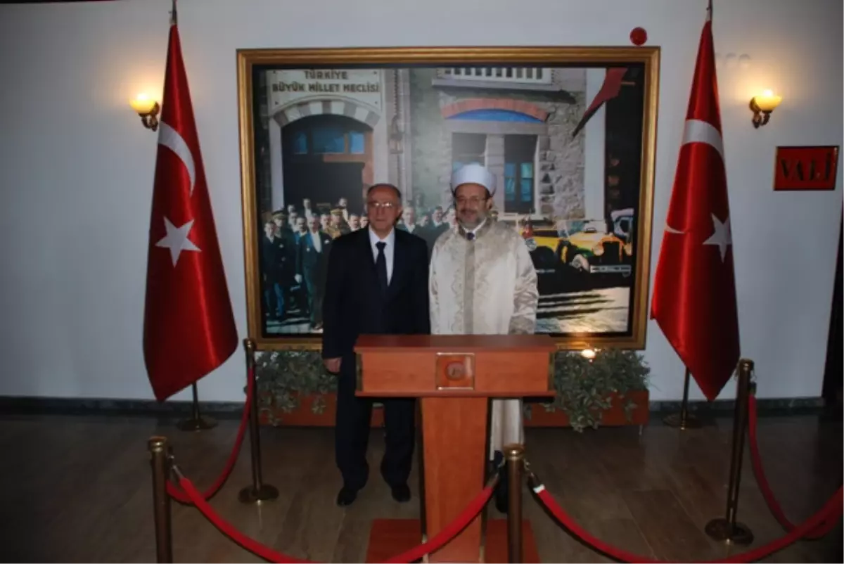 Diyanet İşleri Başkanı Bolu Valiliğini Ziyaret Etti